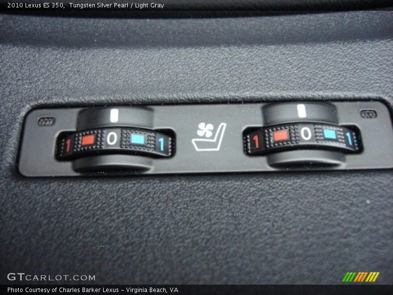 Tungsten Silver Pearl / Light Gray 2010 Lexus ES 350