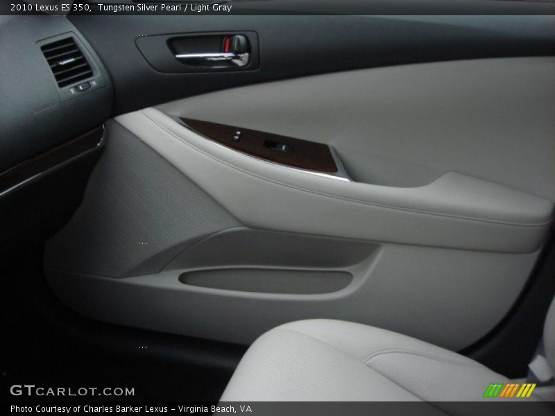 Tungsten Silver Pearl / Light Gray 2010 Lexus ES 350