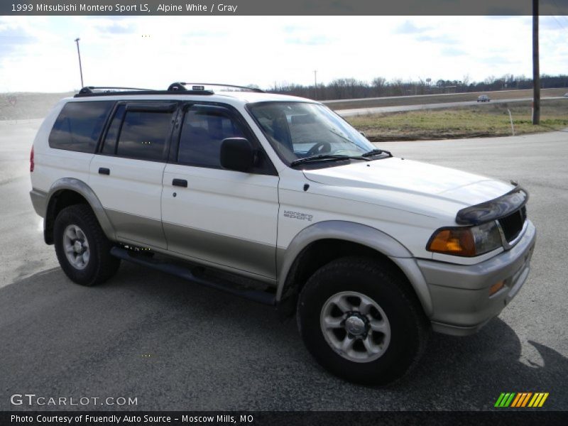 Alpine White / Gray 1999 Mitsubishi Montero Sport LS