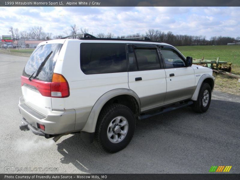 Alpine White / Gray 1999 Mitsubishi Montero Sport LS
