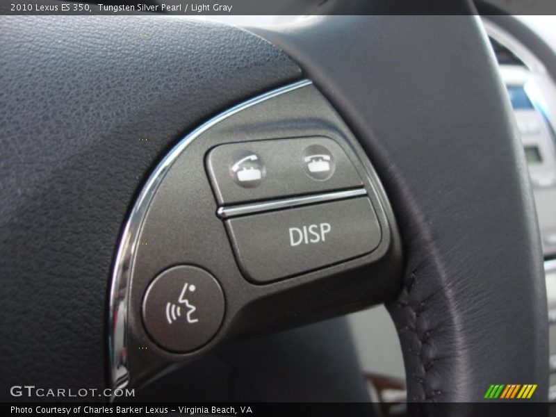 Tungsten Silver Pearl / Light Gray 2010 Lexus ES 350