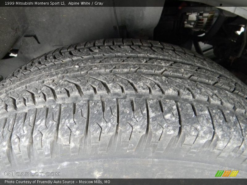 Alpine White / Gray 1999 Mitsubishi Montero Sport LS