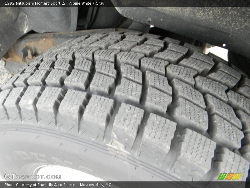 Alpine White / Gray 1999 Mitsubishi Montero Sport LS