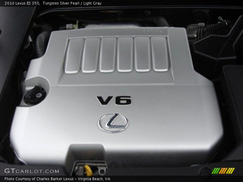 Tungsten Silver Pearl / Light Gray 2010 Lexus ES 350