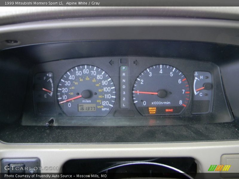  1999 Montero Sport LS LS Gauges