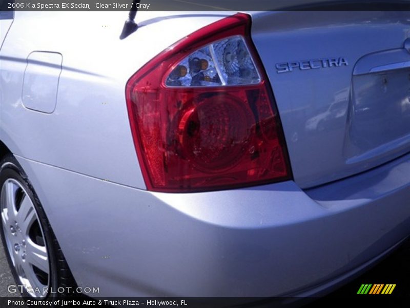 Clear Silver / Gray 2006 Kia Spectra EX Sedan