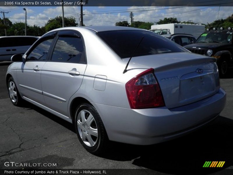 Clear Silver / Gray 2006 Kia Spectra EX Sedan