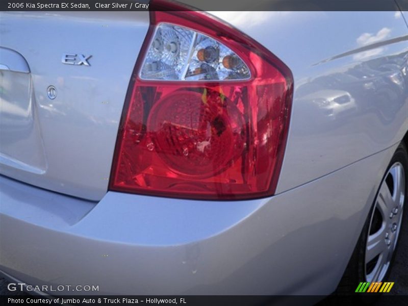 Clear Silver / Gray 2006 Kia Spectra EX Sedan