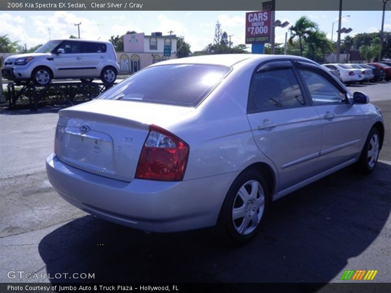 Clear Silver / Gray 2006 Kia Spectra EX Sedan