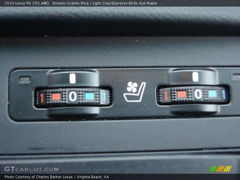 Smokey Granite Mica / Light Gray/Espresso Birds-Eye Maple 2010 Lexus RX 350 AWD