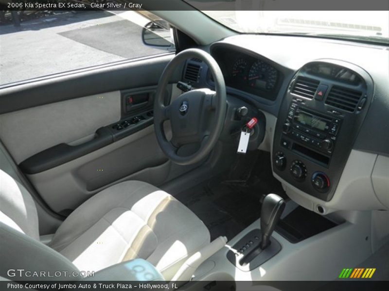 Clear Silver / Gray 2006 Kia Spectra EX Sedan