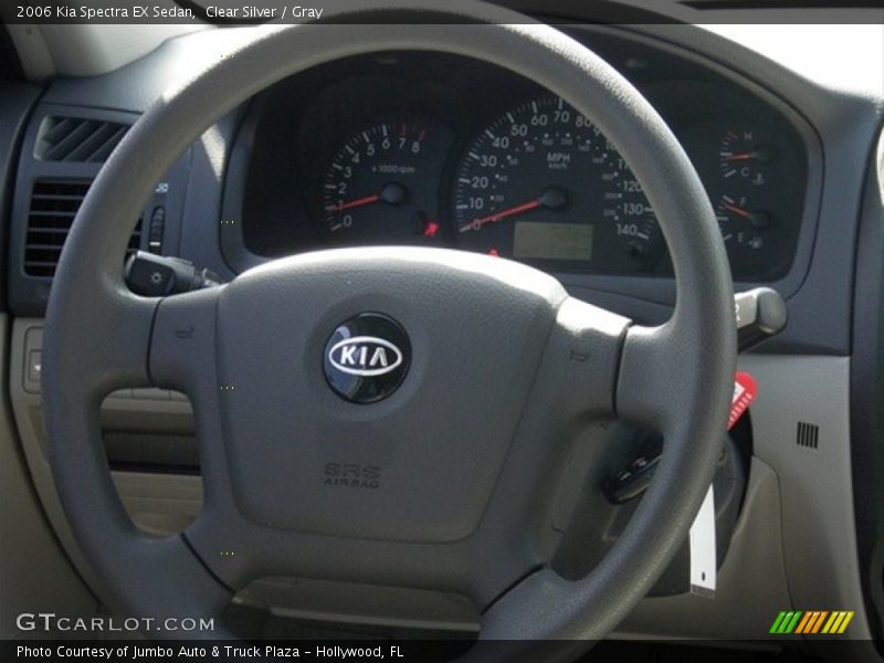 Clear Silver / Gray 2006 Kia Spectra EX Sedan