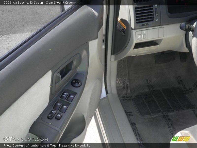 Clear Silver / Gray 2006 Kia Spectra EX Sedan