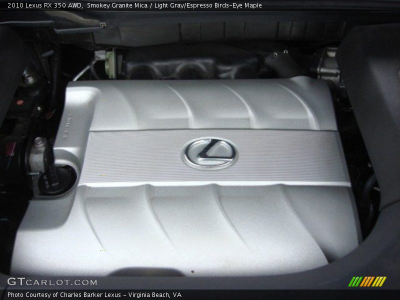 Smokey Granite Mica / Light Gray/Espresso Birds-Eye Maple 2010 Lexus RX 350 AWD