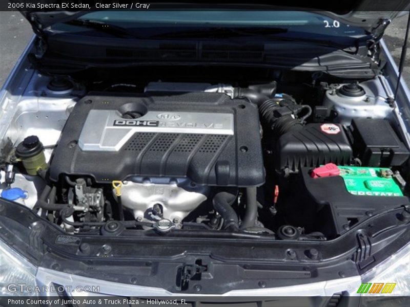 Clear Silver / Gray 2006 Kia Spectra EX Sedan