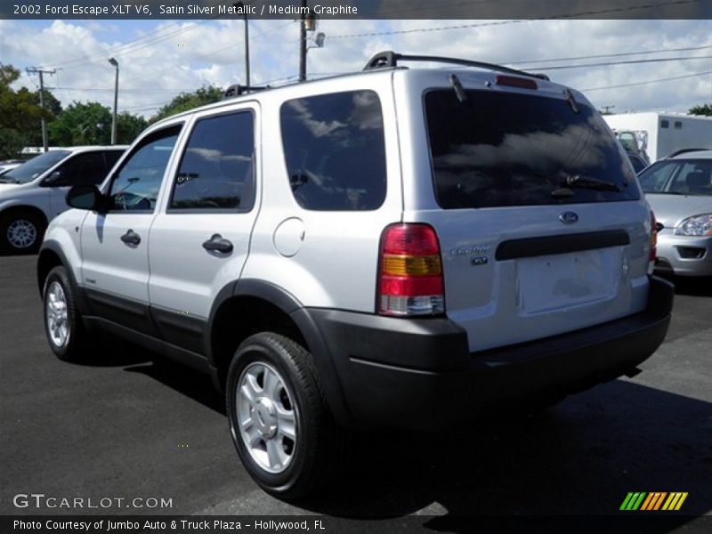 Satin Silver Metallic / Medium Graphite 2002 Ford Escape XLT V6