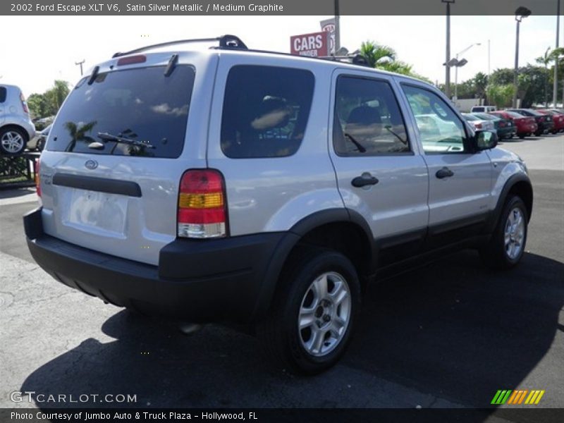 Satin Silver Metallic / Medium Graphite 2002 Ford Escape XLT V6