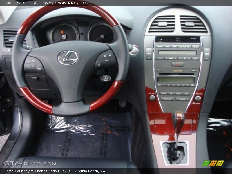 Smokey Granite Mica / Black 2009 Lexus ES 350