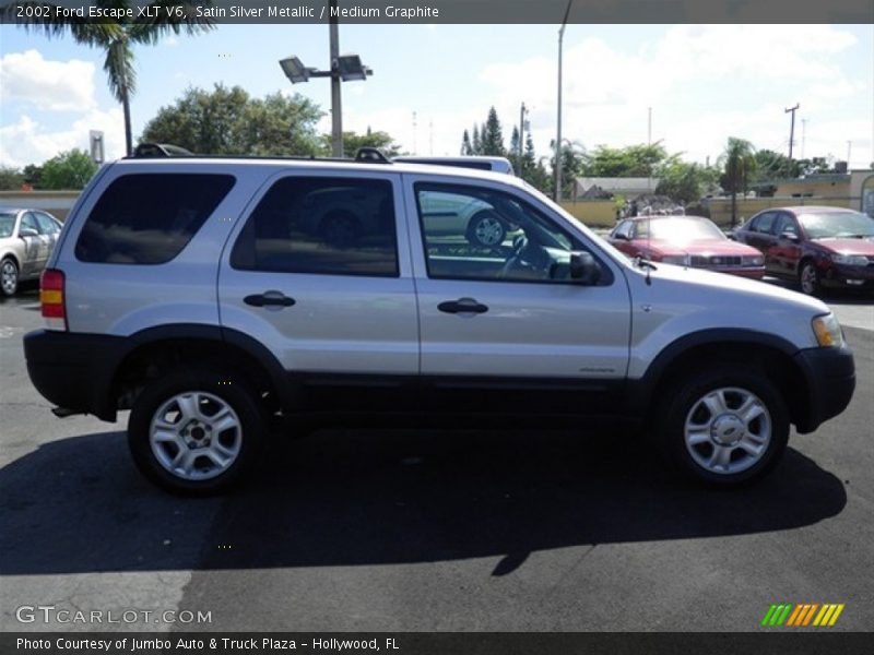 Satin Silver Metallic / Medium Graphite 2002 Ford Escape XLT V6