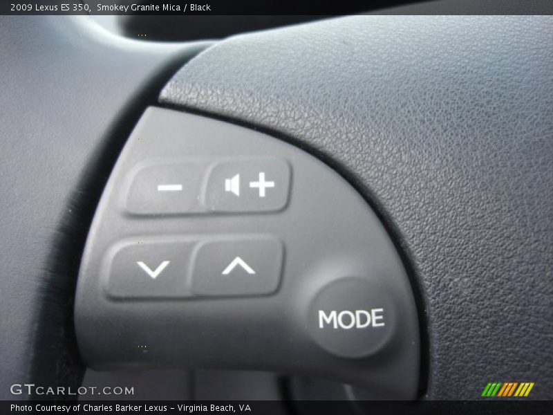 Smokey Granite Mica / Black 2009 Lexus ES 350