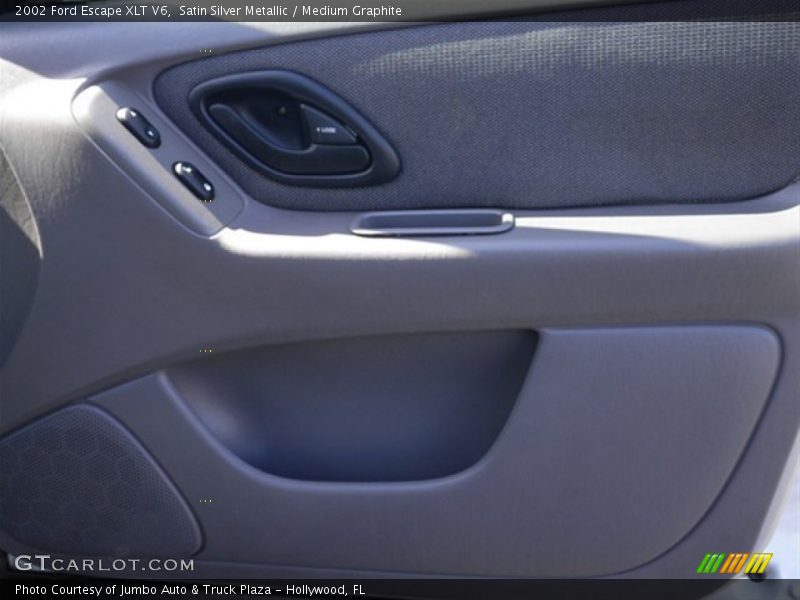 Satin Silver Metallic / Medium Graphite 2002 Ford Escape XLT V6