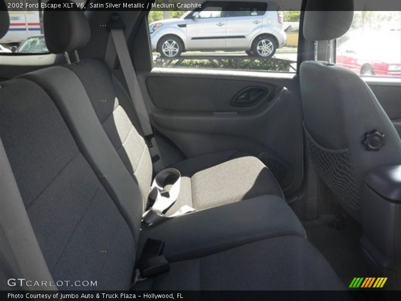 Satin Silver Metallic / Medium Graphite 2002 Ford Escape XLT V6