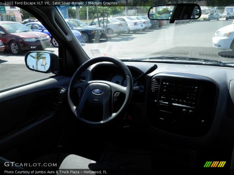 Satin Silver Metallic / Medium Graphite 2002 Ford Escape XLT V6
