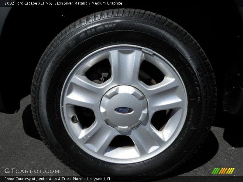Satin Silver Metallic / Medium Graphite 2002 Ford Escape XLT V6