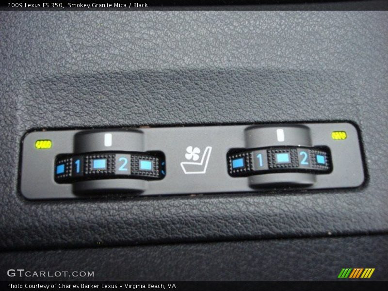Smokey Granite Mica / Black 2009 Lexus ES 350