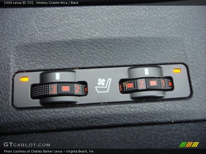 Smokey Granite Mica / Black 2009 Lexus ES 350