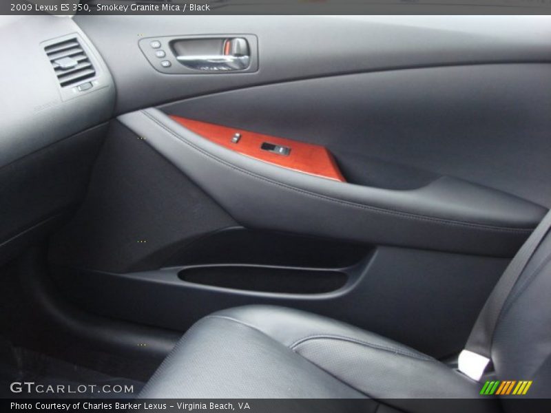 Smokey Granite Mica / Black 2009 Lexus ES 350