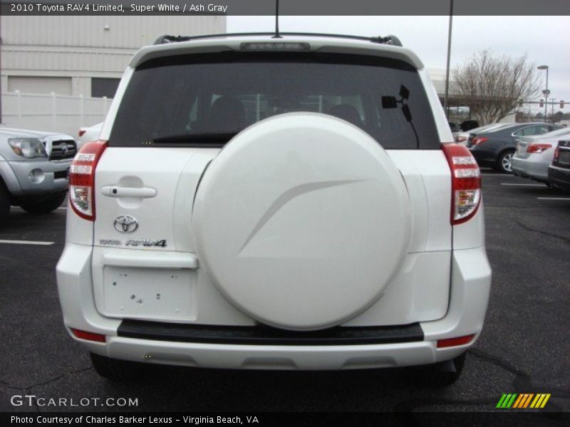 Super White / Ash Gray 2010 Toyota RAV4 Limited