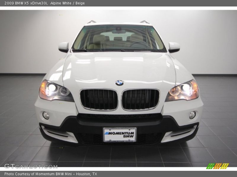 Alpine White / Beige 2009 BMW X5 xDrive30i