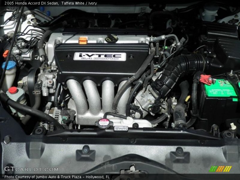  2005 Accord DX Sedan Engine - 2.4L DOHC 16V i-VTEC 4 Cylinder
