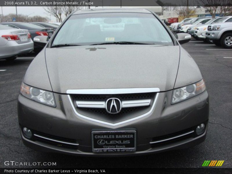 Carbon Bronze Metallic / Taupe 2008 Acura TL 3.2