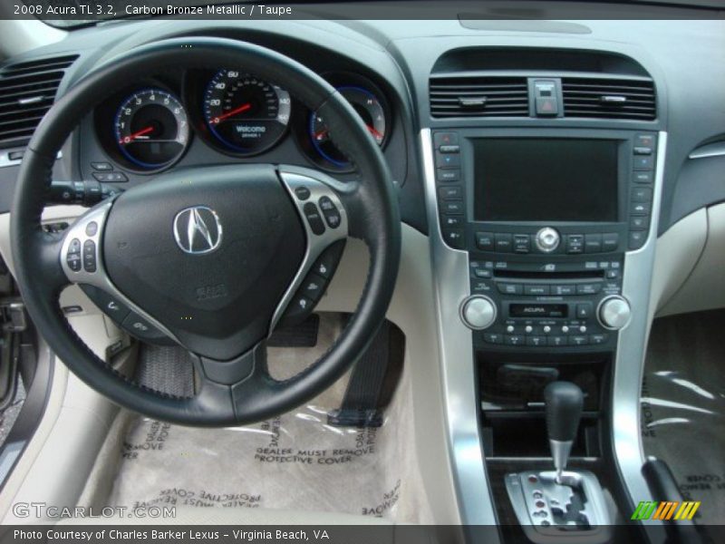 Carbon Bronze Metallic / Taupe 2008 Acura TL 3.2