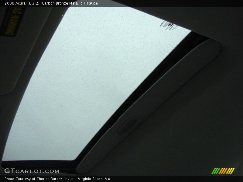 Carbon Bronze Metallic / Taupe 2008 Acura TL 3.2