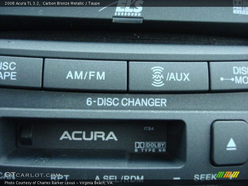 Carbon Bronze Metallic / Taupe 2008 Acura TL 3.2