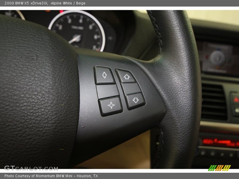 Alpine White / Beige 2009 BMW X5 xDrive30i