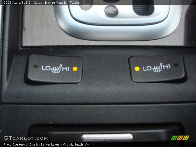 Carbon Bronze Metallic / Taupe 2008 Acura TL 3.2
