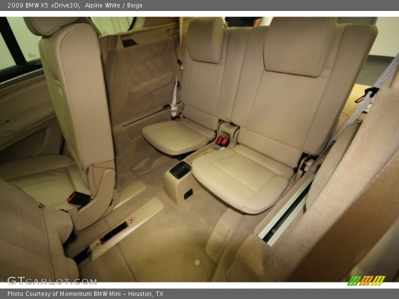 Alpine White / Beige 2009 BMW X5 xDrive30i