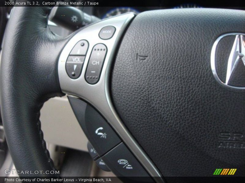 Carbon Bronze Metallic / Taupe 2008 Acura TL 3.2
