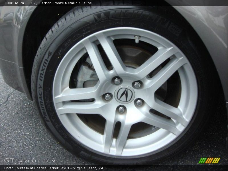 Carbon Bronze Metallic / Taupe 2008 Acura TL 3.2
