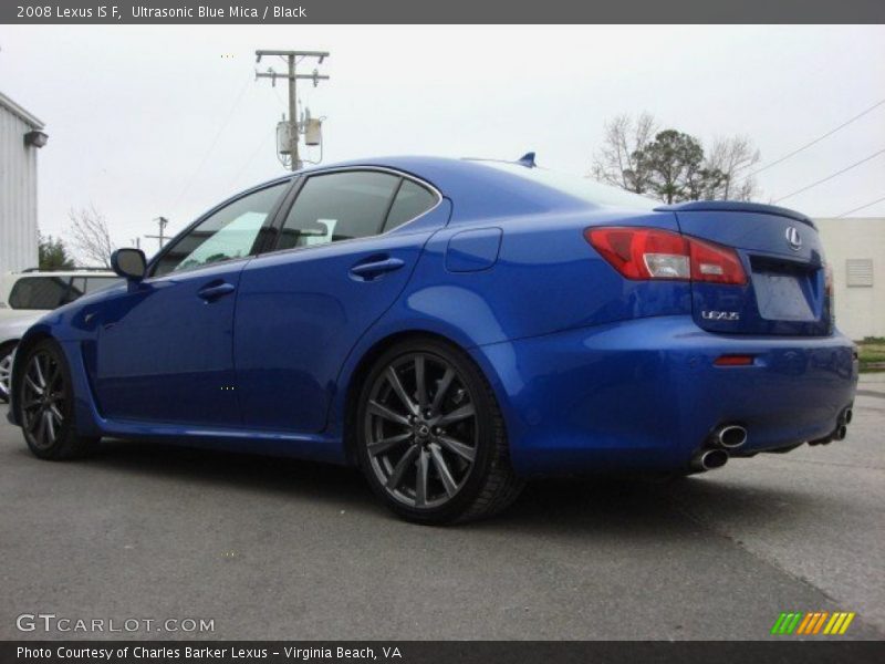Ultrasonic Blue Mica / Black 2008 Lexus IS F