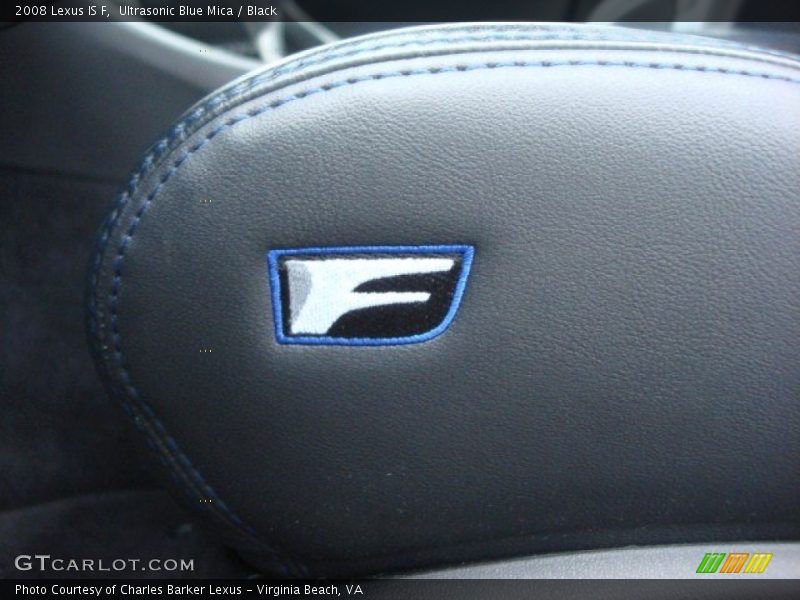 Ultrasonic Blue Mica / Black 2008 Lexus IS F