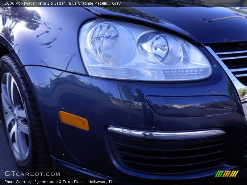 Blue Graphite Metallic / Grey 2006 Volkswagen Jetta 2.5 Sedan