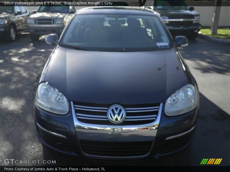 Blue Graphite Metallic / Grey 2006 Volkswagen Jetta 2.5 Sedan