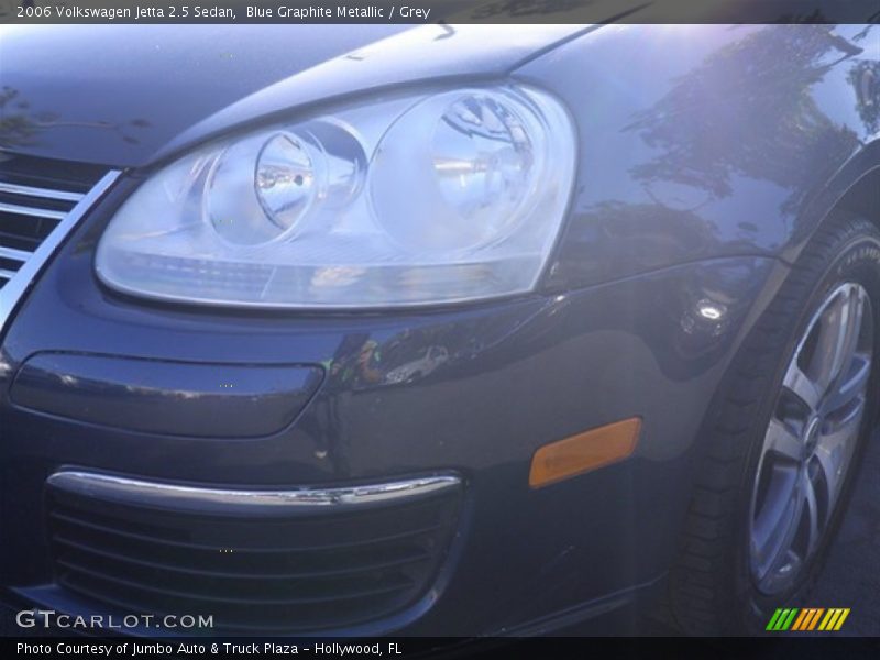 Blue Graphite Metallic / Grey 2006 Volkswagen Jetta 2.5 Sedan