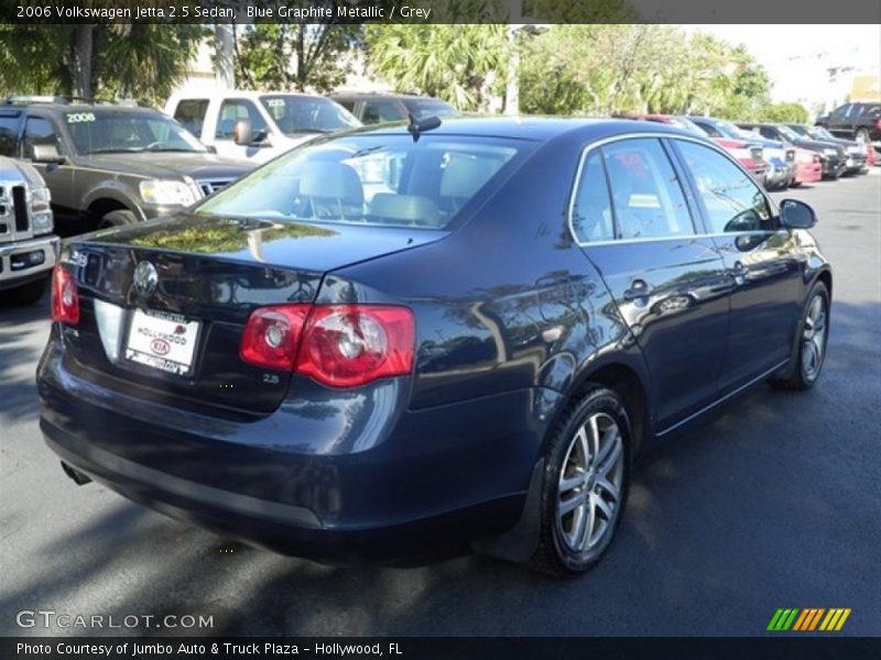 Blue Graphite Metallic / Grey 2006 Volkswagen Jetta 2.5 Sedan