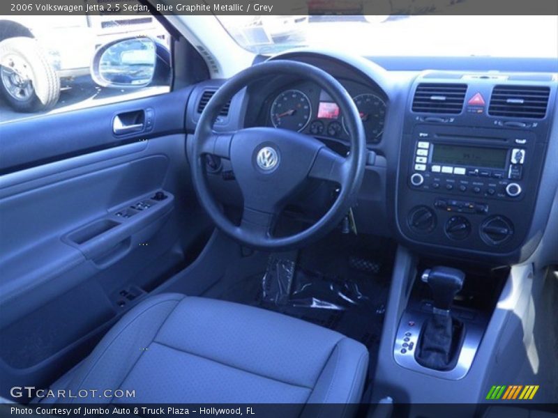 Blue Graphite Metallic / Grey 2006 Volkswagen Jetta 2.5 Sedan